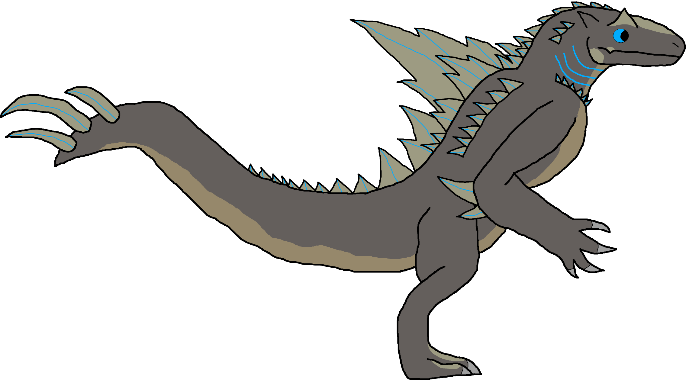 Charged Godzilla (PaleoVerse + EOIVerse) Blank Meme Template