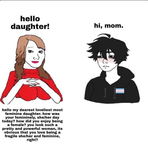 Feminine day Blank Meme Template