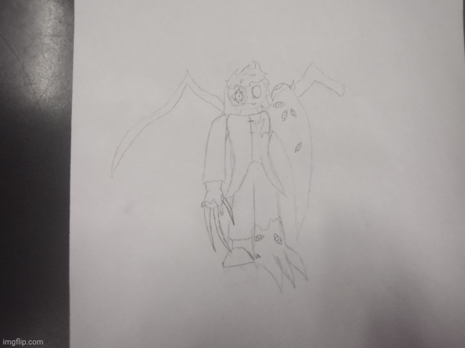 someone (partially, they'll add more details) drew the john doe dragnoc for me | made w/ Imgflip meme maker