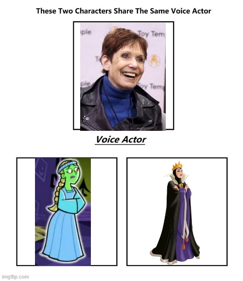 Susanne Blakeslee | image tagged in same voice actor,susanne blakeslee,snow white,danny phantom,disney,nickelodeon | made w/ Imgflip meme maker