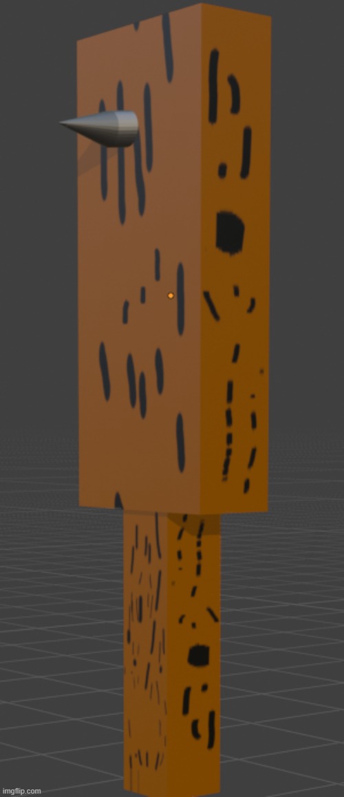 Modelled this for my game. | image tagged in fred fuches around | made w/ Imgflip meme maker