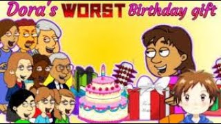 Dora worst birthday gift Blank Meme Template