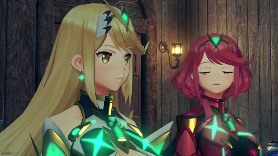 pyra and mythra | image tagged in pyra and mythra | made w/ Imgflip meme maker