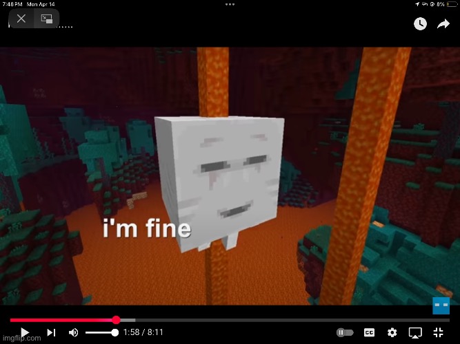 I'm fine | image tagged in i'm fine | made w/ Imgflip meme maker