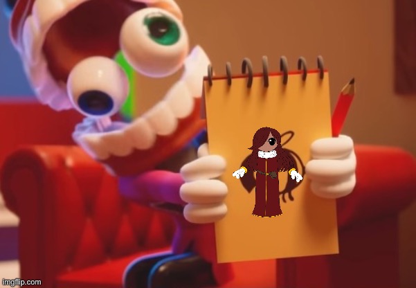 Zooble! Look at this cool OC I drew! | image tagged in tadc,oc,quill | made w/ Imgflip meme maker