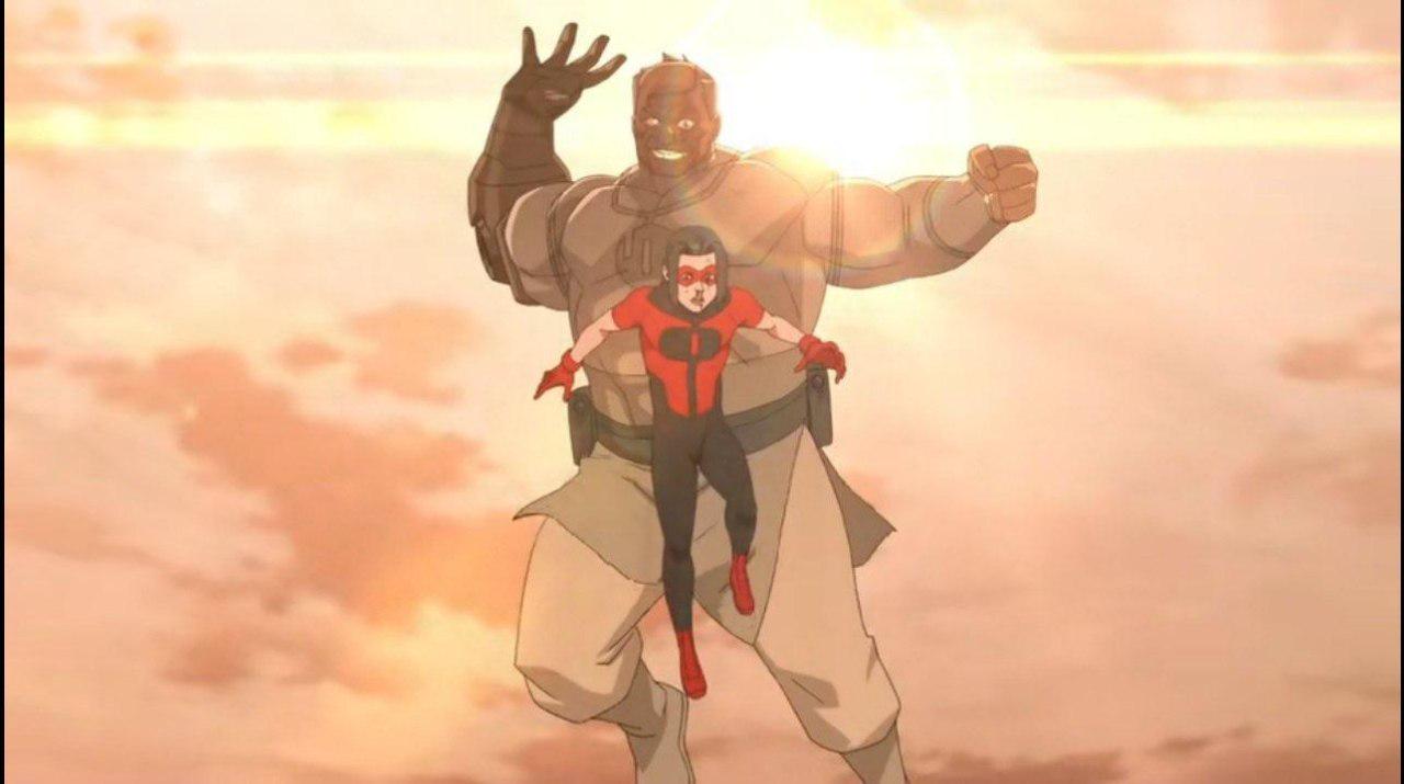 Conquest and kid omniman Blank Meme Template