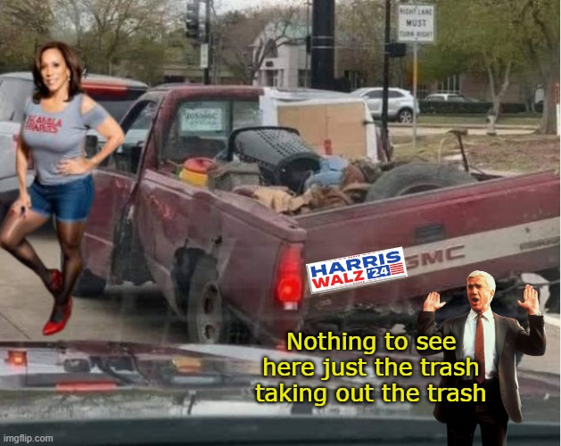 Nothing to see here just the trash taking out the trash | made w/ Imgflip meme maker