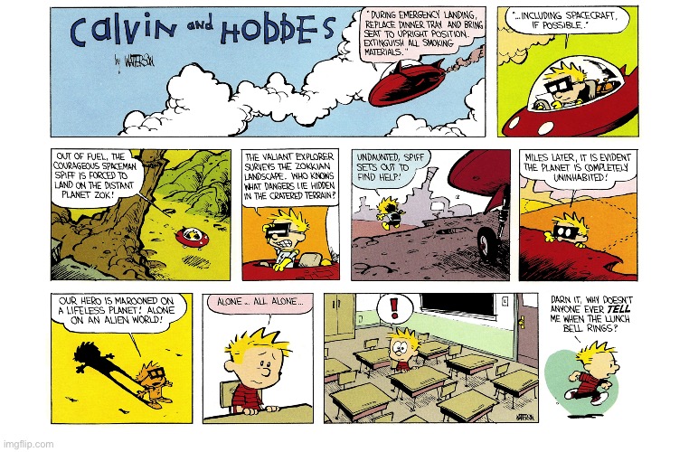 image tagged in calvin and hobbes,comics | made w/ Imgflip meme maker