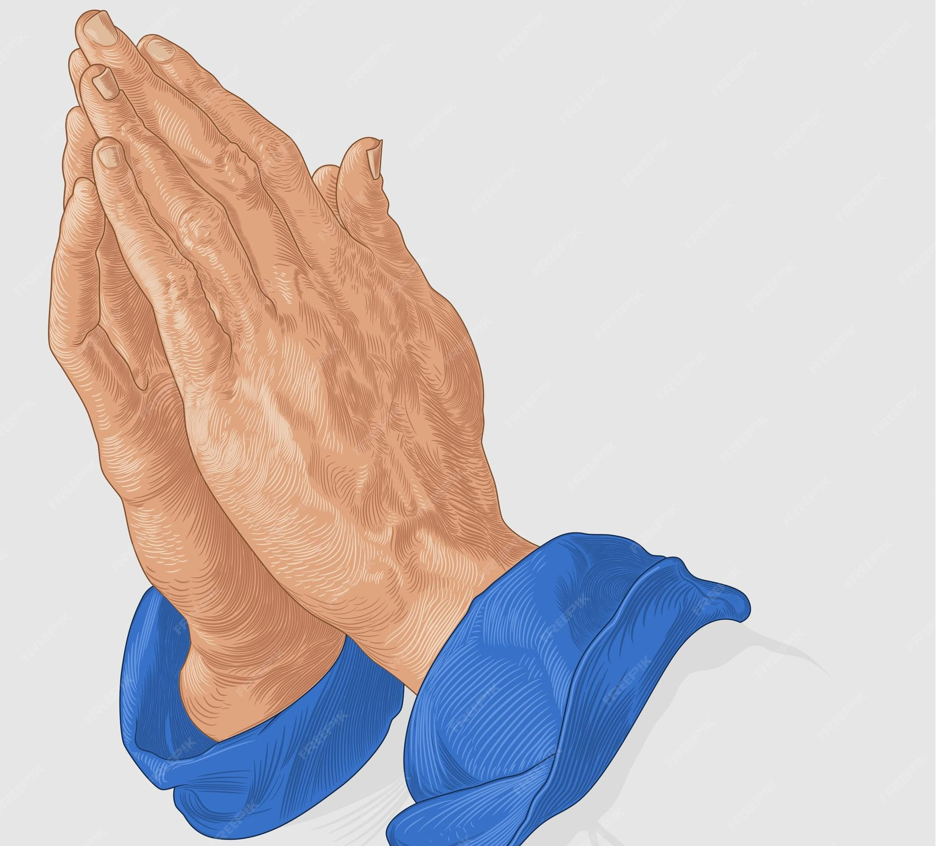 praying hands Blank Meme Template