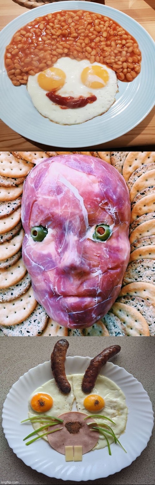 Face Food | image tagged in cursed images,faces,food,creepy face,unsee juice,drink bleach | made w/ Imgflip meme maker