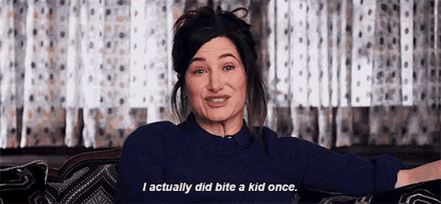 WandaVision Agnes I actually did bite a kid once Blank Meme Template