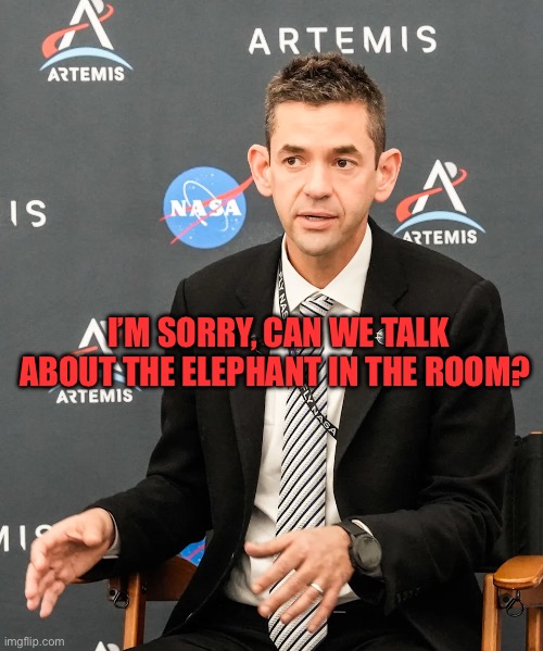 Are you distracted? | I’m sorry, can we talk about the elephant in the room? | image tagged in gifs,funny,jokes,ears,elephant in the room,nasa | made w/ Imgflip meme maker