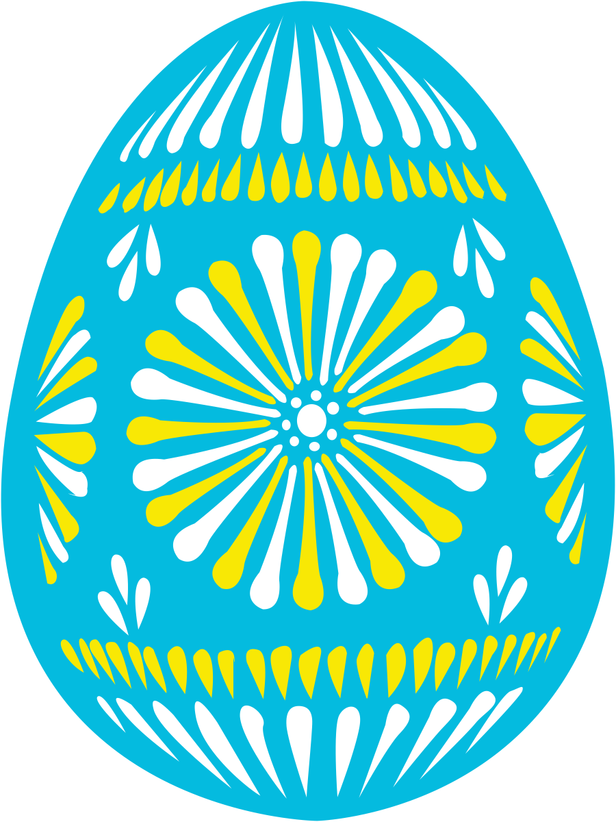 Blue Easter Egg Blank Meme Template