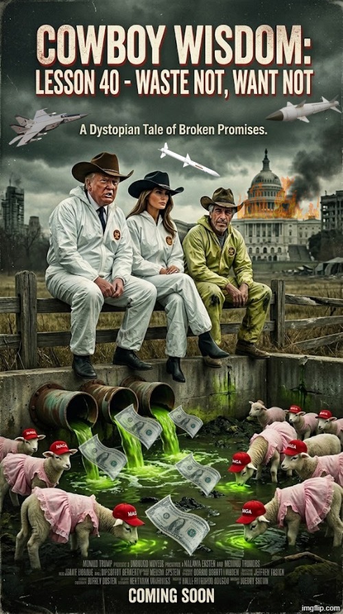 COWBOY WISDOM: LESSON 40 | image tagged in cowboy wisdom,cowboy father and son,iran,waste of money,waste of time,memes | made w/ Imgflip meme maker