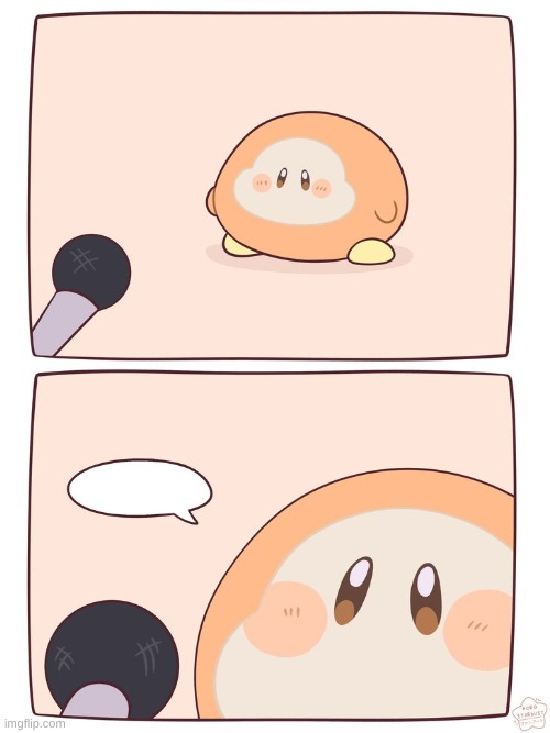 Waddle Dee Interview Blank Meme Template