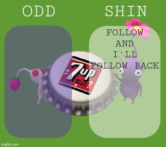 This is such a peak template | Follow and I'll follow back | image tagged in shin and odd shared announcement template | made w/ Imgflip meme maker