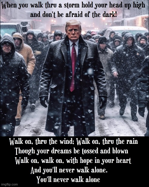When you do what's right, you are never alone! | image tagged in vince vance,donald trump,president trump,american patriot,god given,there is a god | made w/ Imgflip meme maker
