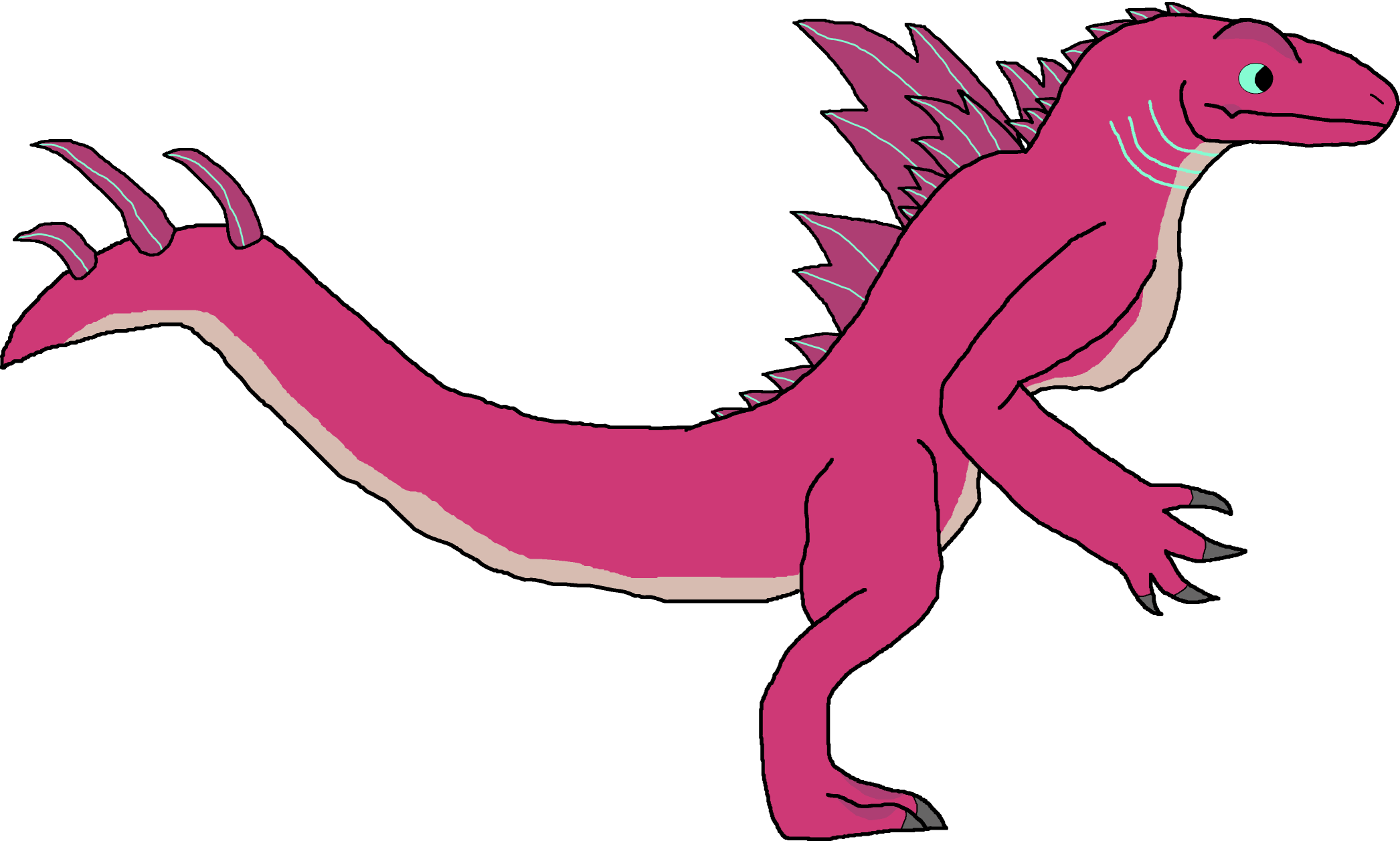 Charged Gojirin (Paleoverse + EOIverse) Blank Meme Template