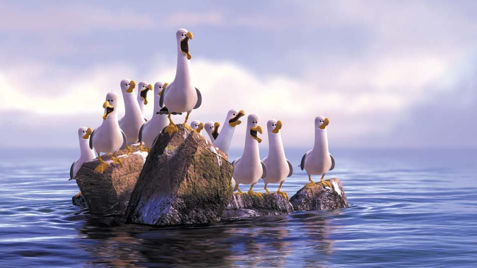 Dow nemo seagulls Blank Meme Template