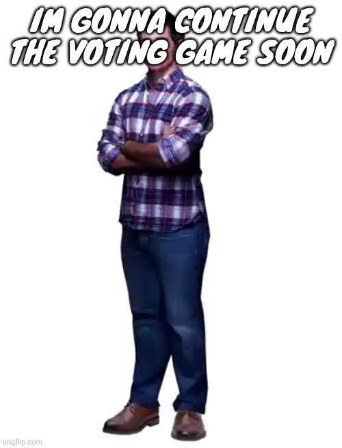 Sonic guy | Im gonna continue the voting game soon | image tagged in sonic guy | made w/ Imgflip meme maker