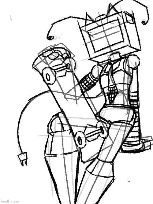 WIP (the pose isnt original and yes i took heavy inspirationfrom murder drones) | image tagged in drawing,forsaken,veeronica,idk | made w/ Imgflip meme maker