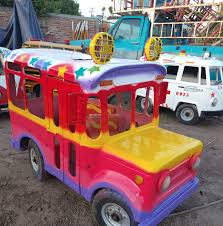 Bus and Volkswagen Combi Mexican Fair Rides Blank Meme Template