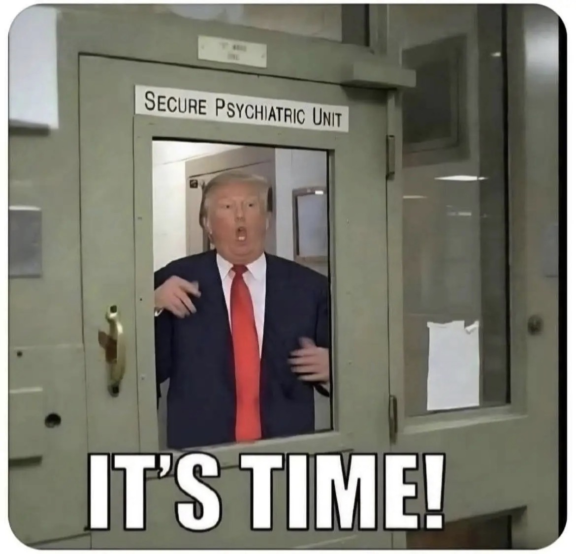 Trump insane, crazy trump, madman trump Blank Meme Template