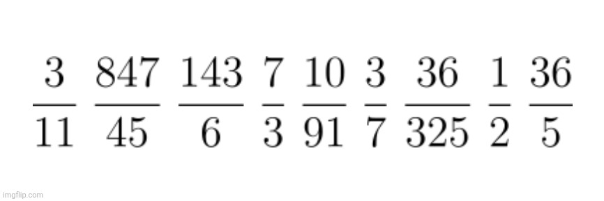 I will not elaborate on the purpose of these fractions | made w/ Imgflip meme maker