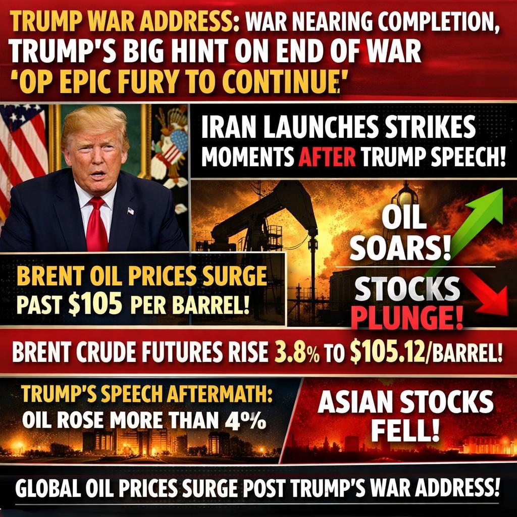 TRUMP WAR ADDRESS Blank Meme Template