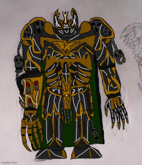Emperor Tyberos, The False Emperor, Butcher Of Men (lore and design stuff in comments, and extra art) | made w/ Imgflip meme maker