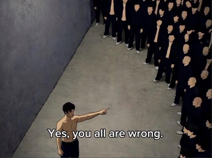 yes you are all wrong Blank Meme Template
