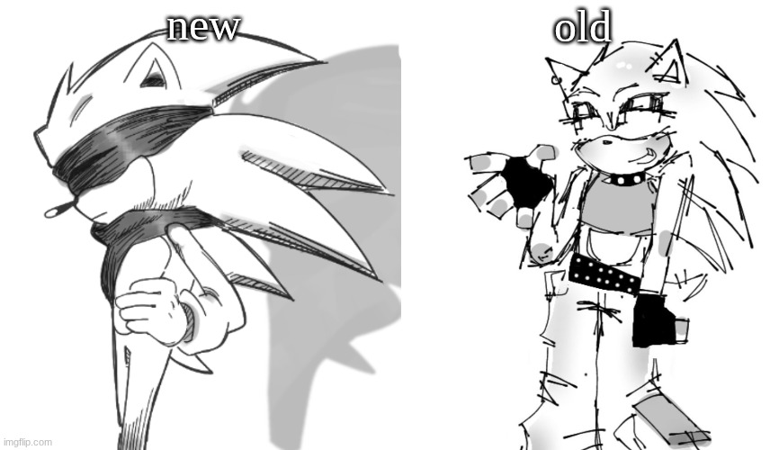 art style from january to april lol | new; old | made w/ Imgflip meme maker