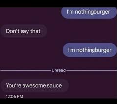 I'm nothing burger Blank Meme Template