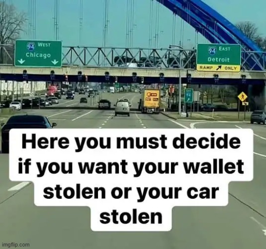 image tagged in political humor,sad but true,chicago,detroit,liberals destroy everything they touch | made w/ Imgflip meme maker