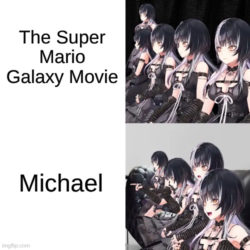 More Interested in Michael Jackson Than a Glorified Cashgrab for 5 Year Olds | The Super Mario Galaxy Movie; Michael | image tagged in memes,movies,vtuber,michael jackson,super mario | made w/ Imgflip meme maker