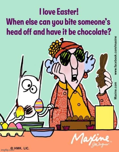 Happy Easter, everybody! | image tagged in easter,head,bite,chocolate,bunny,happy easter | made w/ Imgflip meme maker