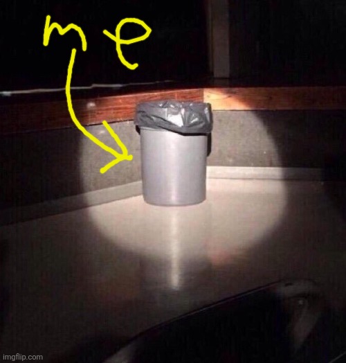 Trash Can Spotlight | image tagged in trash can spotlight | made w/ Imgflip meme maker
