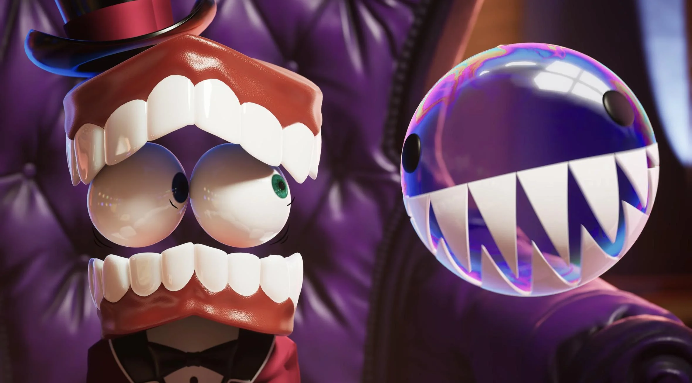 Caine and Bubble Blank Meme Template