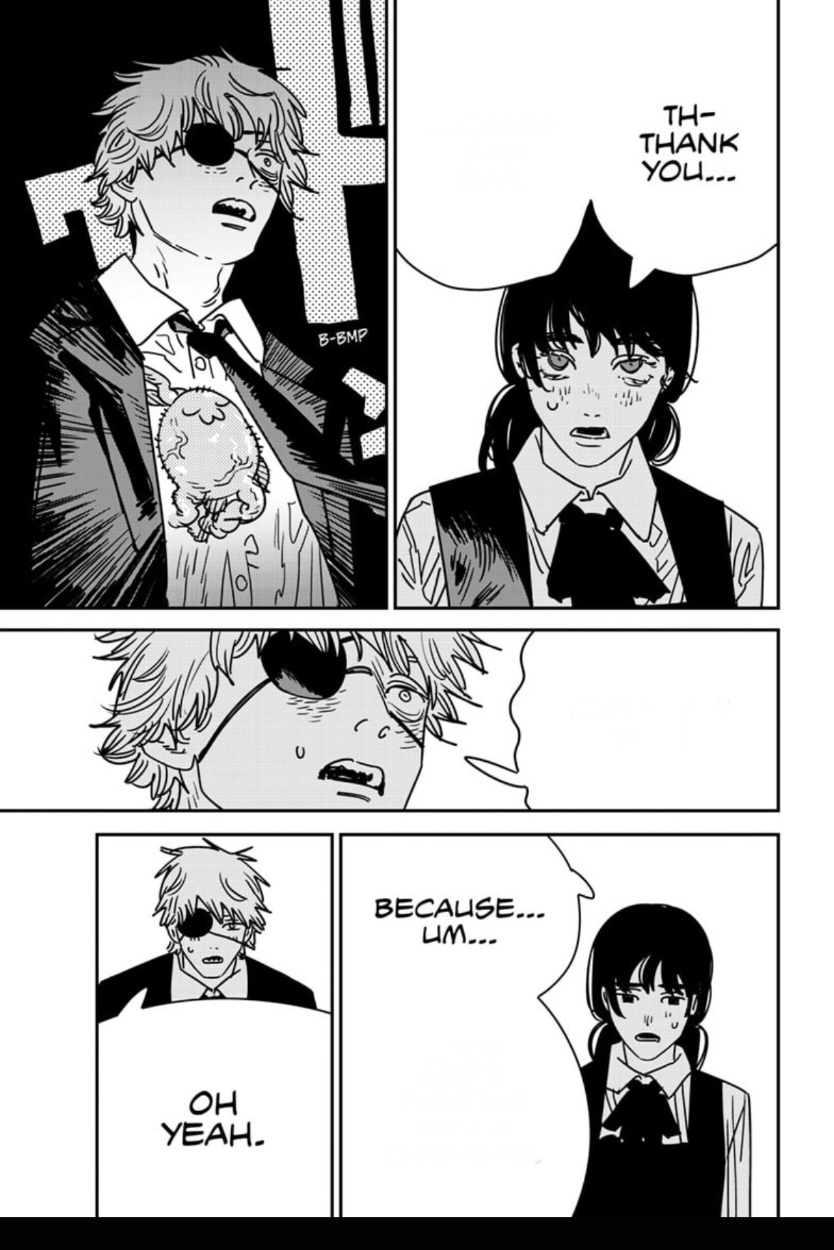 Thank You Chainsaw Man Blank Meme Template