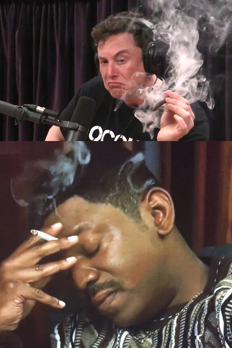 Musk smoke Will Smith Blank Meme Template
