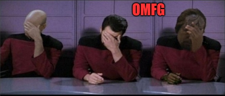 triple face palm | OMFG | image tagged in triple face palm | made w/ Imgflip meme maker