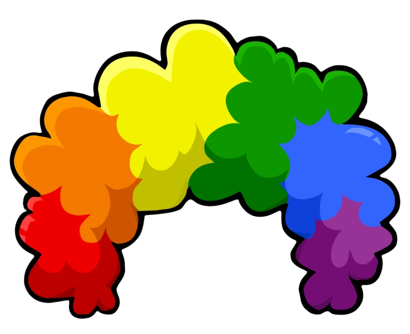 Rainbow afro Blank Meme Template