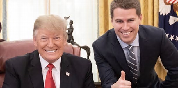 Trump And Another Person LOoking Questionab Blank Meme Template