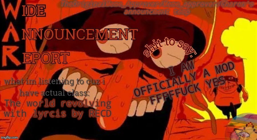 mmmh tasty announcement | image tagged in hjgsvhjs | made w/ Imgflip meme maker