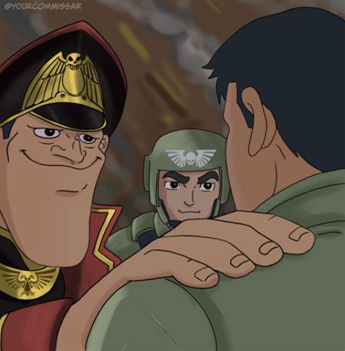 Guardsman 40k Blank Meme Template