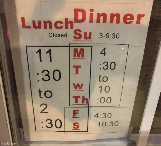 So when are youse guys open | made w/ Imgflip meme maker