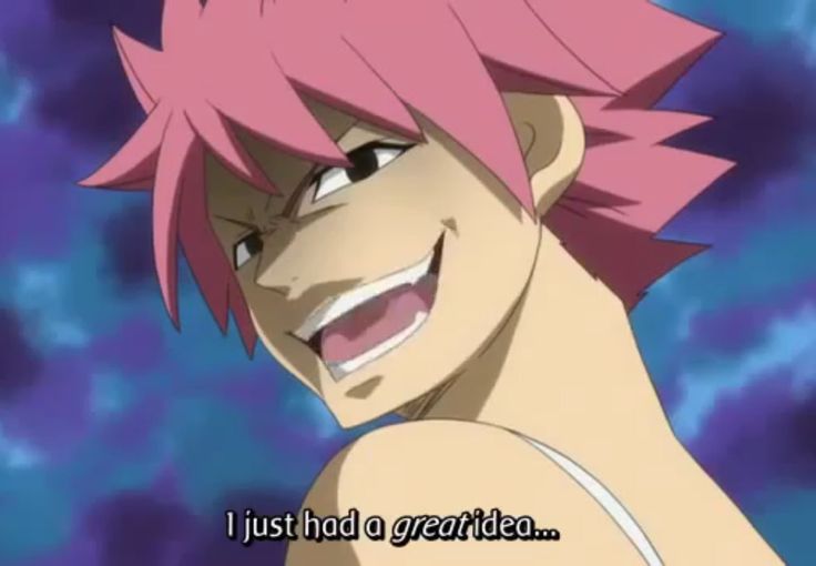 Smug Natsu Blank Meme Template