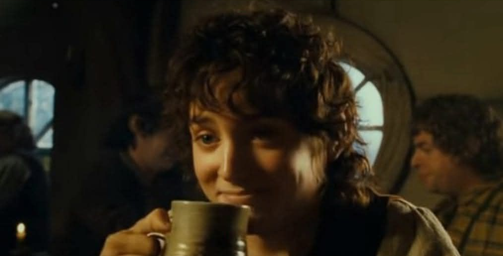 Frodo smile Blank Meme Template