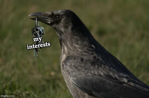 my interests | made w/ Imgflip meme maker