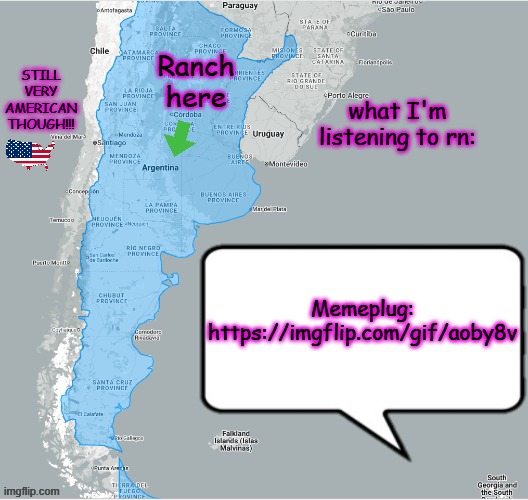https://imgflip.com/gif/aoby8v | Memeplug:
https://imgflip.com/gif/aoby8v | image tagged in argentinerancher announcement temp | made w/ Imgflip meme maker